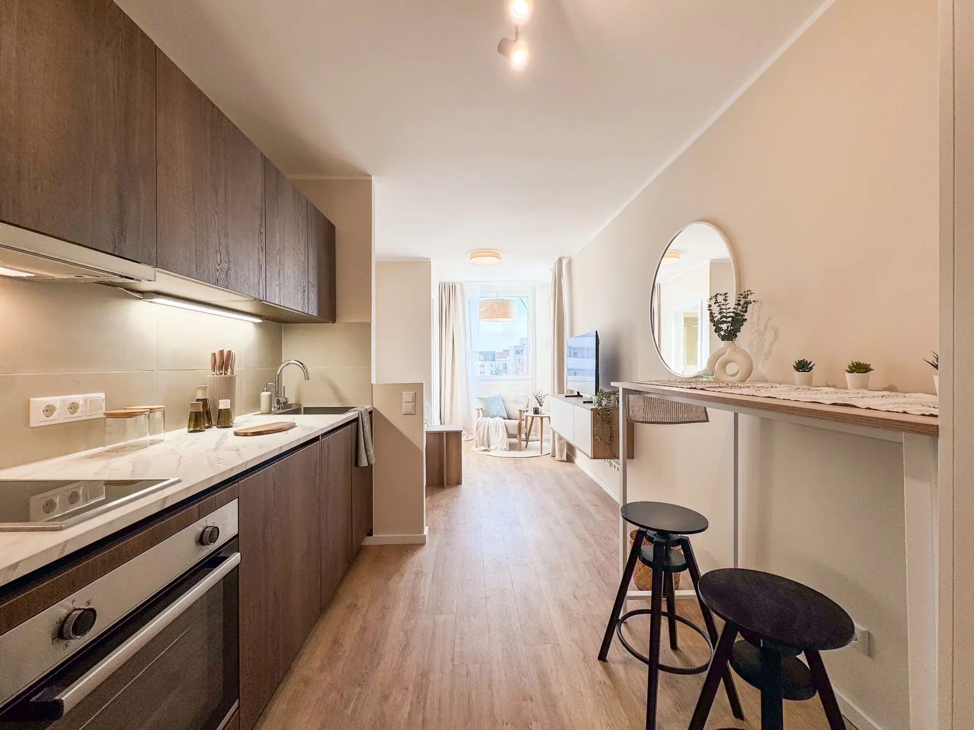 Möbliertes 1-Zimmerappartment 